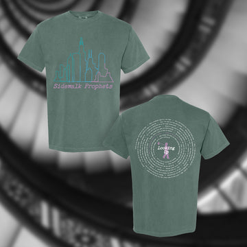 Looking Up Chicago Skyline Lyric Tee