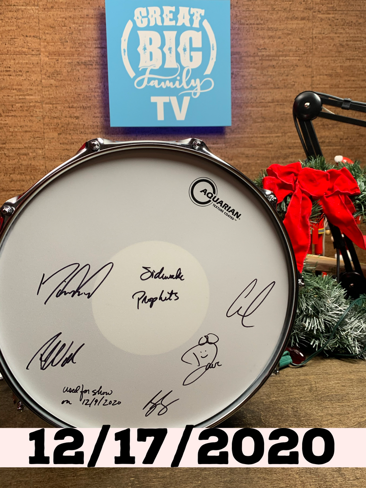 WFL III Snare Drum 12/17/2020 (Autographed!) [Great Big Family Christmas 2020]