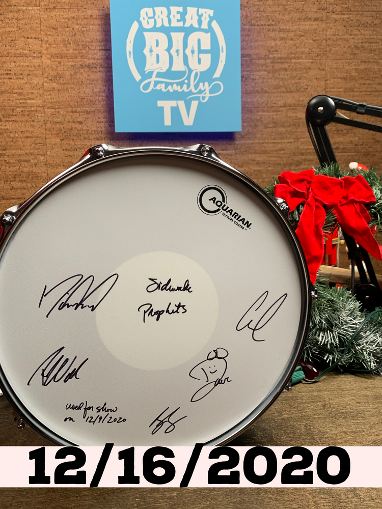 WFL III Snare Drum 12/16/2020 (Autographed!) [Great Big Family Christmas 2020]
